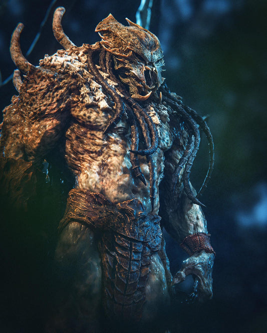 Galactic Stalker Garage Kit - Trophy Sovereign Statue 1:6 Scale - 3D Printed Masked Apex Resin Figure