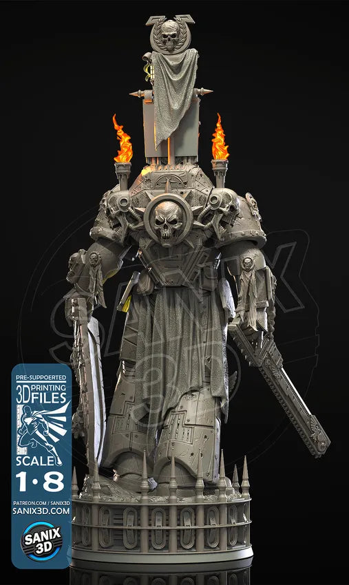 Galactic Legionary Titus Garage Kit - Heavy Armor Omega Soldier 1:8 Scale - 3D Printed Sanix 3D Resin Figure