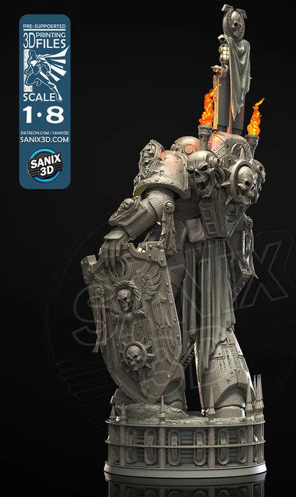 Galactic Legionary Titus Garage Kit - Heavy Armor Omega Soldier 1:8 Scale - 3D Printed Sanix 3D Resin Figure