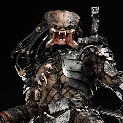 Interstellar Trophy Hunter Garage Kit - Galactic Predator Alien Statue 1:6 Scale - 3D Printed Sci-Fi Warrior Resin Figure