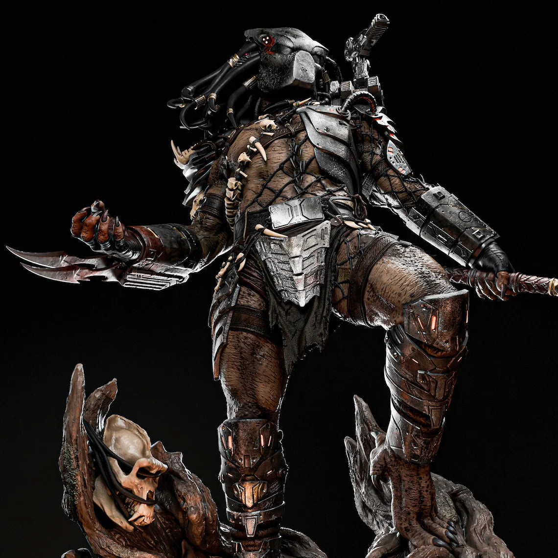 Interstellar Trophy Hunter Garage Kit - Galactic Predator Alien Statue 1:6 Scale - 3D Printed Sci-Fi Warrior Resin Figure