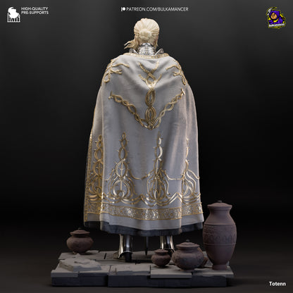 Eingeschworene Duellantin Garage Kit - Treue Ritterin der Schattenlande im Maßstab 1:8 - 3D-gedruckte Bulkamancer Harzfigur