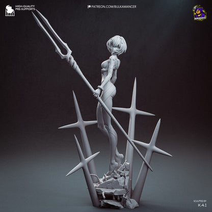 Serene Vorhut Garage Kit - Erste Ätherische Agentin im Maßstab 1:8 - 3D-gedruckte Bulkamancer Harzfigur