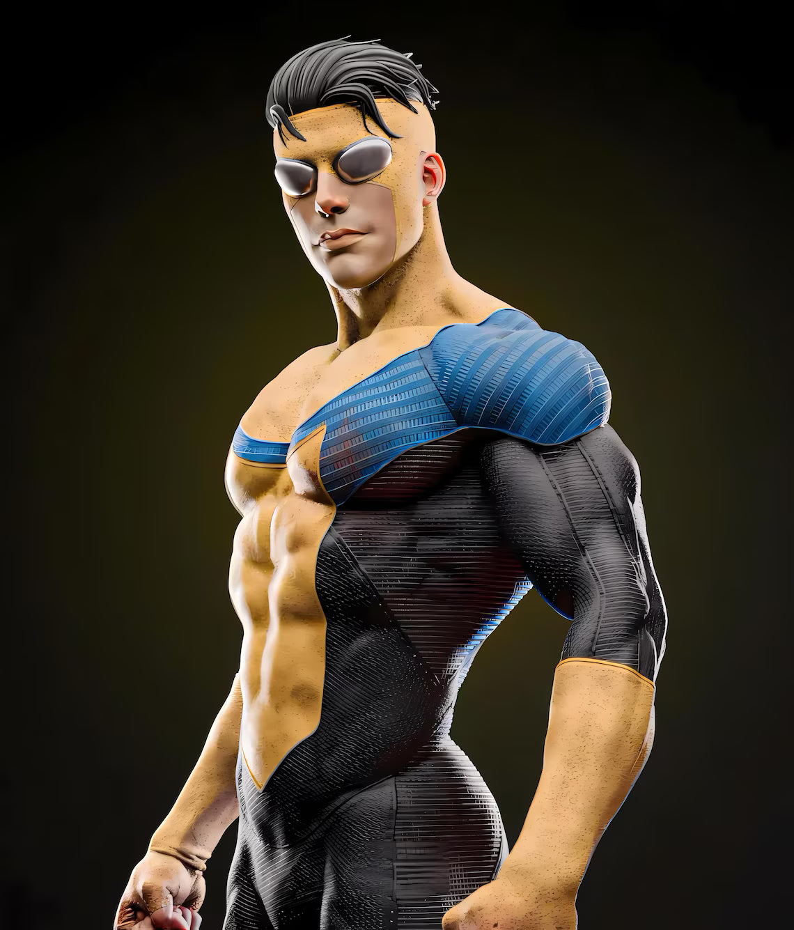 Unstoppable Alliance Diorama Garage Kit - Cosmic Father & Son 1:6 Scale Statue - 3D-Printed Superhero Resin Figure