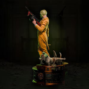 Grünengesichtiger Unruhestifter Garage Kit - Zoot Suit Chaos im Maßstab 1:6 - 3D-gedruckte Toon Studios Harzfigur