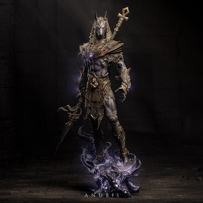 Anubis God of the Afterlife Garage Kit - Egyptian Mythology Collectible Statue - 3D Printed Duat Underworld Deity Resin Figure