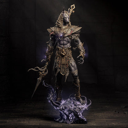 Anubis God of the Afterlife Garage Kit - Egyptian Mythology Collectible Statue - 3D Printed Duat Underworld Deity Resin Figure