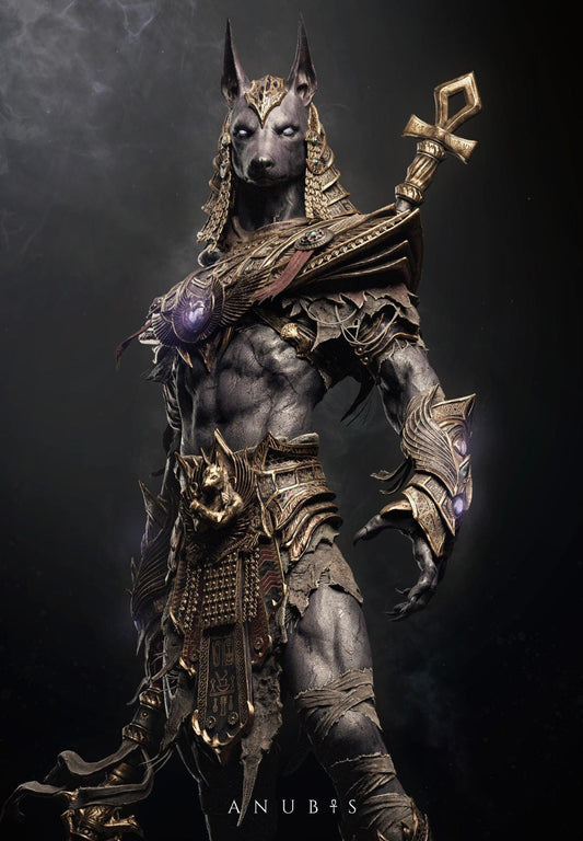 Anubis God of the Afterlife Garage Kit - Egyptian Mythology Collectible Statue - 3D Printed Duat Underworld Deity Resin Figure