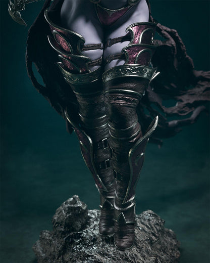 Banshee Queen Garage Kit - Dark Archer Lady Statue 1:12 & 1:6 Scale - 3D Printed Fallen Dark Elf Resin Figure