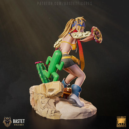 Desert Scavenger Garage Kit - Island Adventurer 1:8 Collectible Scale Statue - 3D Printed Tropical Vagabond Resin Figure