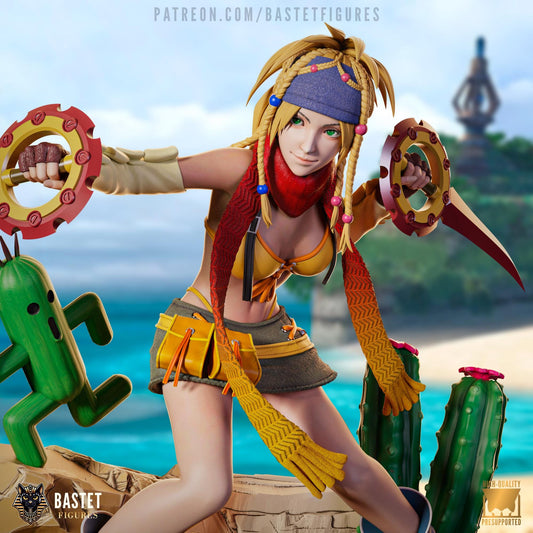 Desert Scavenger Garage Kit - Island Adventurer 1:8 Collectible Scale Statue - 3D Printed Tropical Vagabond Resin Figure