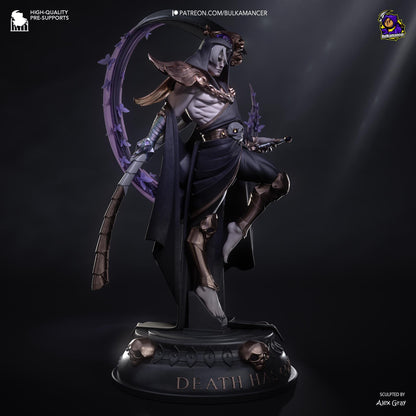 Spectral Reaper Garage Kit - Soul Harvest Statue 1:8 Scale - 3D Printed Underworld Sentinel Resin Figure