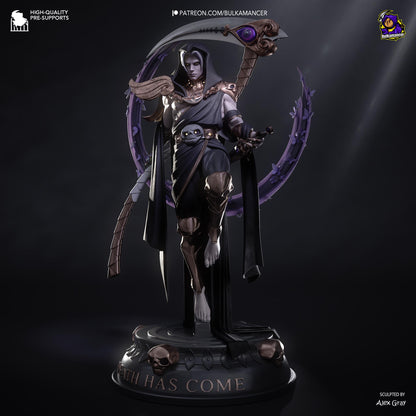 Spectral Reaper Garage Kit - Soul Harvest Statue 1:8 Scale - 3D Printed Underworld Sentinel Resin Figure