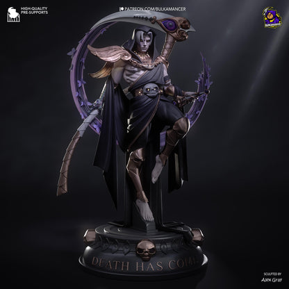 Spectral Reaper Garage Kit - Soul Harvest Statue 1:8 Scale - 3D Printed Underworld Sentinel Resin Figure