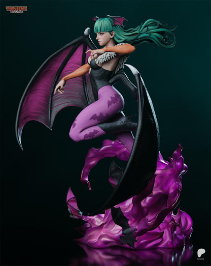 Night Realm Royalty Garage Kit - Succubus Empress Statue 1:6 Scale - 3D Printed Midnight Mystic Resin Figure