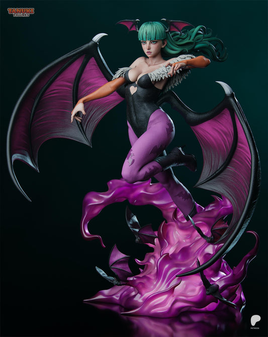 Night Realm Royalty Garage Kit - Succubus Empress Statue 1:6 Scale - 3D Printed Midnight Mystic Resin Figure