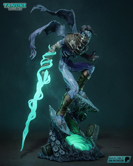 Vengeful Reaver Garage Kit | Soul Devouring Wraith in 1:9, 1:8 & 1:6 Scale | 3D Printed Vampire Resin Figure