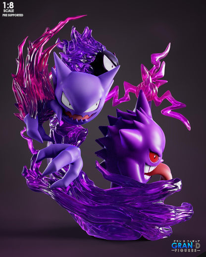 Spectral Phase Garage Kit | Ethereal Triplet Evolution Statue 1:8 Scale | 3D Printed Shadow Spirits Resin Diorama