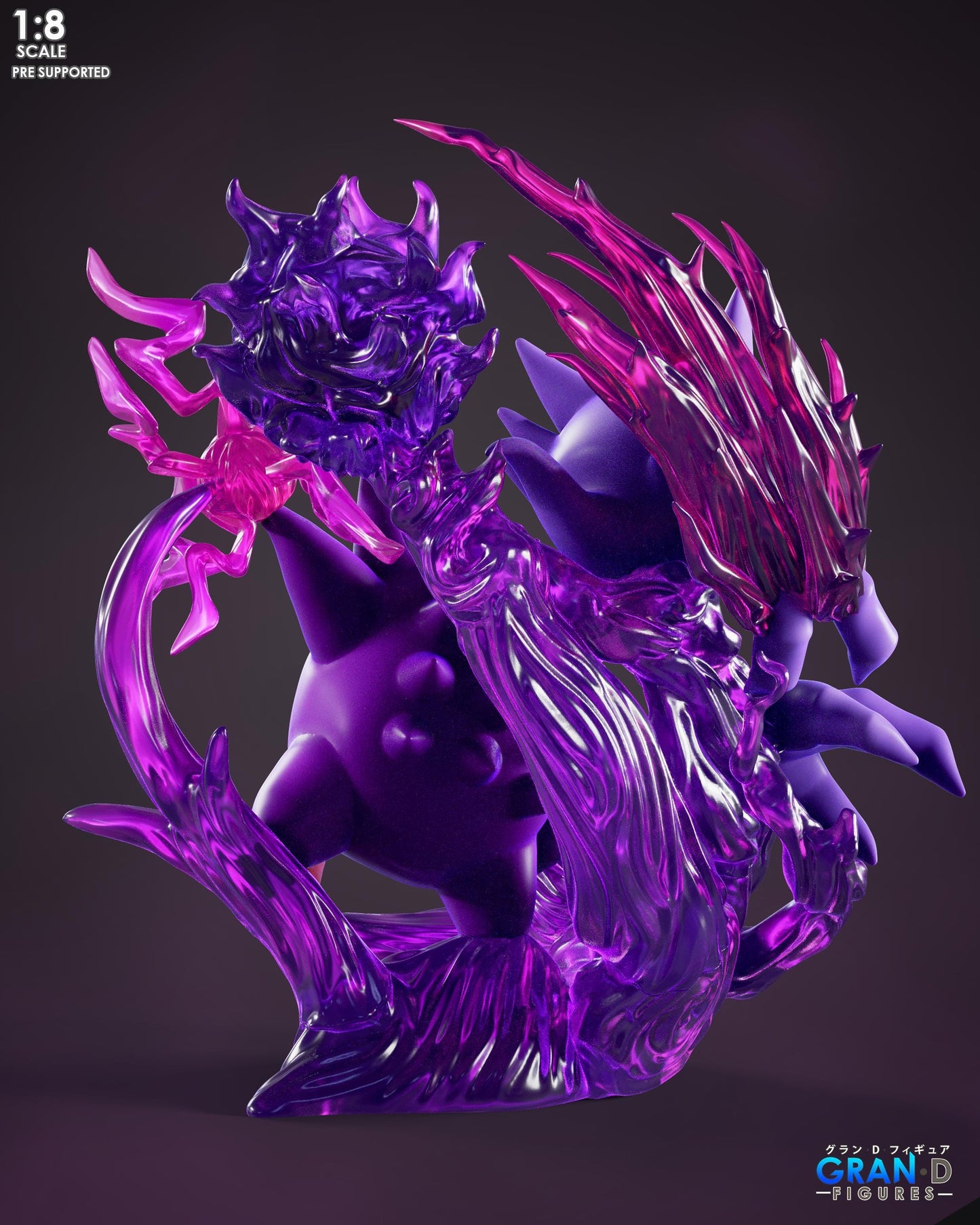 Spectral Phase Garage Kit | Ethereal Triplet Evolution Statue 1:8 Scale | 3D Printed Shadow Spirits Resin Diorama