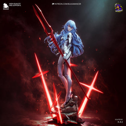 Serene Vorhut Garage Kit - Erste Ätherische Agentin im Maßstab 1:8 - 3D-gedruckte Bulkamancer Harzfigur