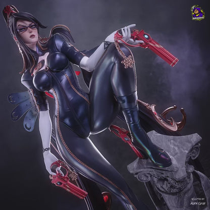 Shadow Sorceress Garage Kit - Bullet Arts Maiden Statue 1:8 Scale - 3D Printed Paranormal Action Hero Resin Figure