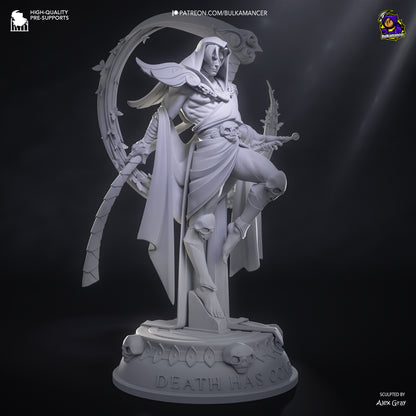 Spectral Reaper Garage Kit - Soul Harvest Statue 1:8 Scale - 3D Printed Underworld Sentinel Resin Figure