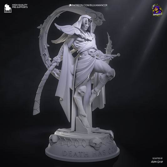 Spectral Reaper Garage Kit - Soul Harvest Statue 1:8 Scale - 3D Printed Underworld Sentinel Resin Figure